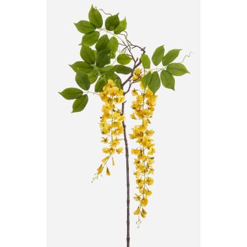 Große Kunstblume Blauregen Zweig NISSRINE mit Blüten, gelb, 145cm Große Kunstblume Blauregen Zweig NISSRINE mit Blüten, gelb, 145cm
