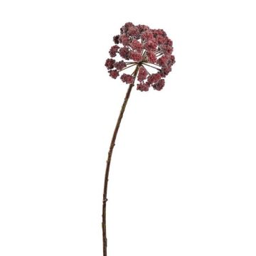 Kunstzweig Liebesperlenstrauch ARIADNIA, Früchte, rot, 60cm