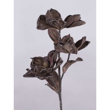 Künstlicher Kamelien Zweig Kunststoffschaum RANIA, braun, 95cm, Ø18-22cm