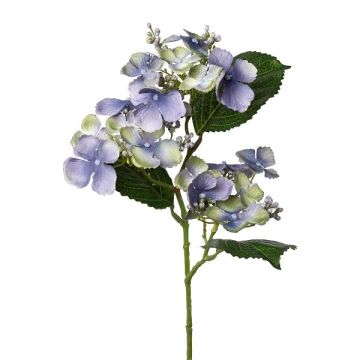 Künstlicher Zweig Hortensie WILFOX, blau-grün, 45cm