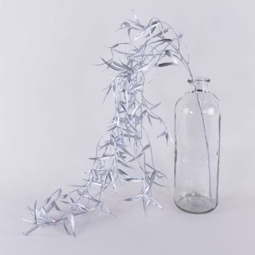 Künstlicher Trauerweidenzweig DIMMI, hängend, Glitzer, silber, 100cm Künstlicher Trauerweidenzweig DIMMI, hängend, Glitzer, silber, 100cm