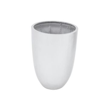 Übertopf BENDO, silber, 68cm, Ø47cm