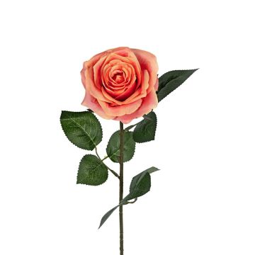 Künstliche Blume Rose AUMELIA, koralle, 65cm Künstliche Blume Rose AUMELIA, koralle, 65cm