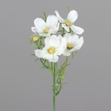 Künstlicher Zweig Schmuckkörbchen MUELIN, weiß, 40cm