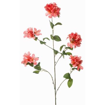 Künstlicher Rhododendron Zweig MALISSA, koralle, 120cm