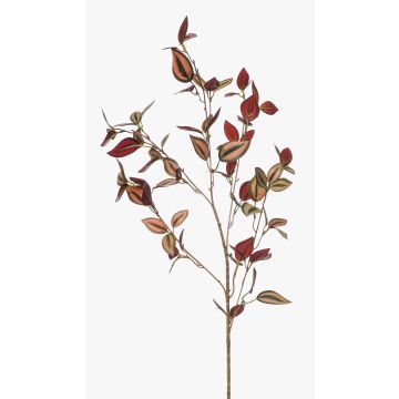 Deko Zweig Tradescantia zebrina ROVILB, burgunderrot, 90cm