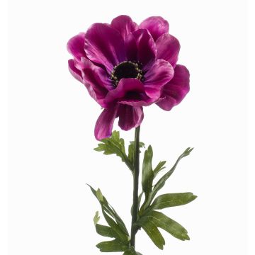 Kunstblume Anemone URASSAYA, violett, 45cm