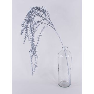 Künstlicher Rhipsalis Zweig HASAN, Glitzer, silber, 120cm