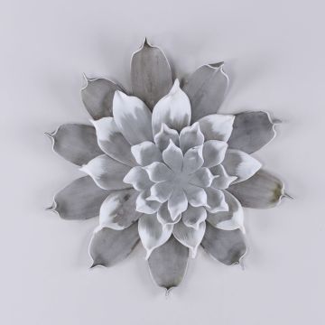 Kunststoffschaum Kamelienblüte STEINKA, grau, Ø30cm
