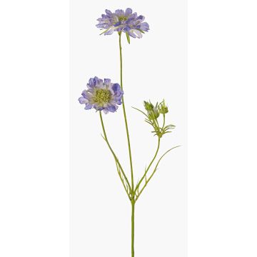 Künstlicher Zweig Scabiosa ANDIA, blau-lila, 80cm, Ø8-10cm