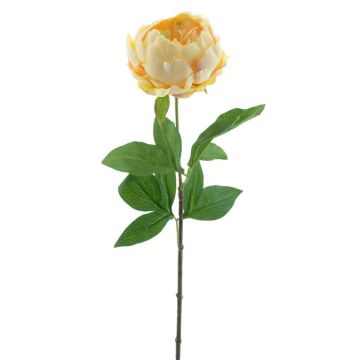 Kunst Pfingstrose TALFY, gelb, 65cm, Ø10cm
