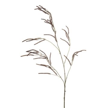 Deko Zweig Amaranth CERRO mit Blüten, braun, 100cm