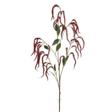 Kunst Zweig Amaranth PIATRA mit Blüten, rot, 100cm Kunst Zweig Amaranth PIATRA mit Blüten, rot, 100cm