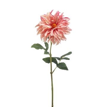 Kunst Blume Dahlie NIRVATHIA, rosa-creme, 55cm