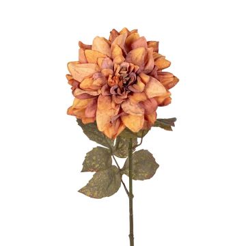Kunst Dahlie ELIAHNA, braun, 60cm