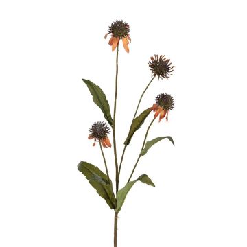 Dekozweig Sonnenhut ELISSENDA, orange, 70cm