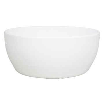 Schale aus Keramik TEHERAN BRIDGE, weiß-matt, 9,5cm, Ø22,5cm Schale aus Keramik TEHERAN BRIDGE, weiß-matt, 9,5cm, Ø22,5cm