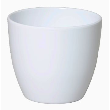 Keramik Übertopf groß TEHERAN BASAR, weiß, 27cm, Ø32cm