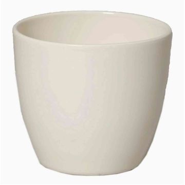 Keramik Übertopf groß TEHERAN BASAR, creme, 22,5cm, Ø25cm
