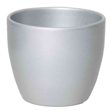 Keramiktopf für Pflanzen klein TEHERAN BASAR, silber, 6cm, Ø7,5cm Keramiktopf für Pflanzen klein TEHERAN BASAR, silber, 6cm, Ø7,5cm