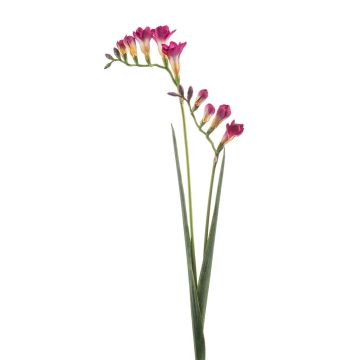Kunstzweig Freesie SVERINA, pink, 80cm