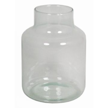Glas Tisch Vase SIARA, klar, 20cm, Ø15cm