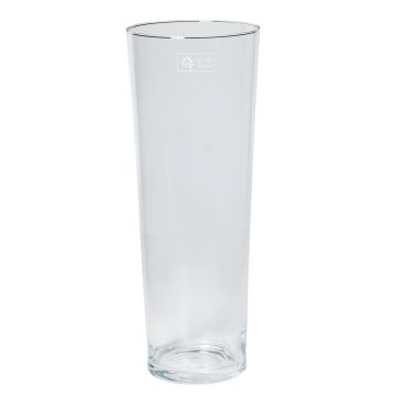 Konische Blumen Vase AMNA OCEAN aus Glas, klar, 40cm, Ø15cm Konische Blumen Vase AMNA OCEAN aus Glas, klar, 40cm, Ø15cm