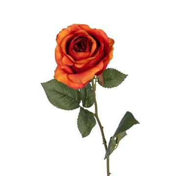 Künstliche Blume Rose FELLIAN, orange, 65cm Künstliche Blume Rose FELLIAN, orange, 65cm