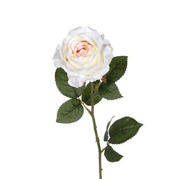 Künstliche Blume Rose FELLIAN, creme-rosa, 65cm Künstliche Blume Rose FELLIAN, creme-rosa, 65cm