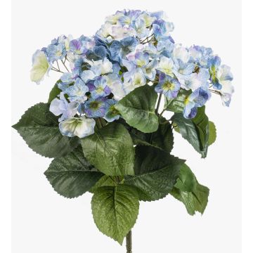 Kunstpflanze Hortensie JONE auf Steckstab, blau, 40cm