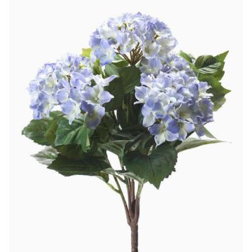 Kunstblume Hortensie LAIDA auf Steckstab, hellblau, 35cm