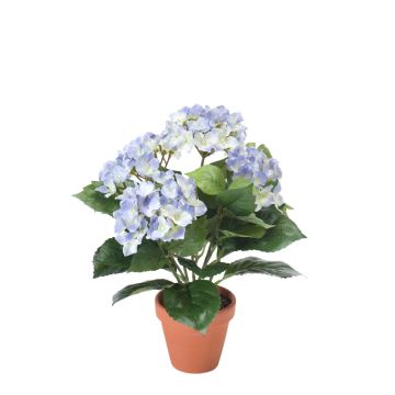 Kunstblume Hortensie LAIDA auf Steckstab, hellblau, 35cm