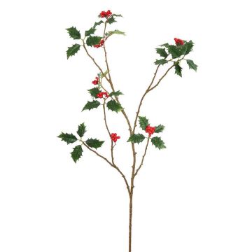 Deko Zweig Ilex GRANELA mit Beeren, grün-rot, 105cm Deko Zweig Ilex GRANELA mit Beeren, grün-rot, 105cm