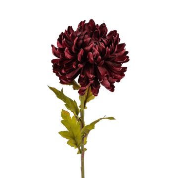 Textilblume Chrysantheme LANDISA, burgunderrot, 60cm Textilblume Chrysantheme LANDISA, burgunderrot, 60cm