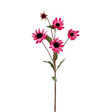 Künstlicher Zweig Sonnenhut LEDDIANA, cerise, 75cm