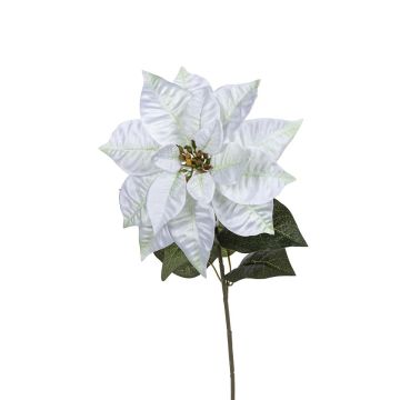 Künstliche Blume Weihnachtsstern LEINARA, weiß, 65cm