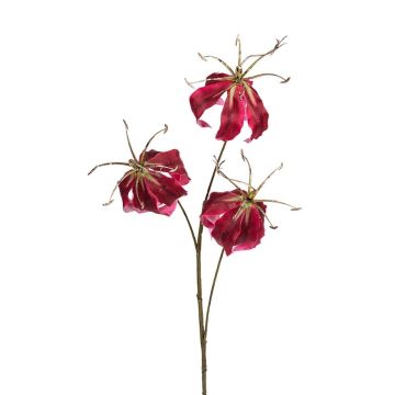 Künstlicher Zweig Gloriosa NANIELA, dunkelrot, 80cm