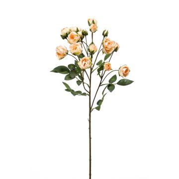 Kunstblume Rosenzweig TOSSA, aprikose, 60cm, Ø1-4cm