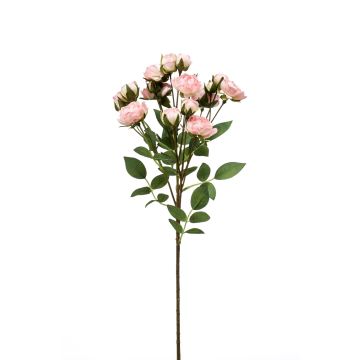Kunstblume Rosenzweig TOSSA, rosa-creme, 60cm, Ø1-4cm