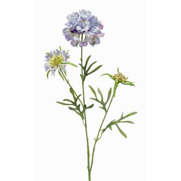 Textilblume Scabiosa MONTIE, lila-blau, 75cm, Ø7-10cm
