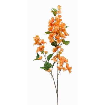 Kunstzweig Bougainvillea MONELS mit Blüten, orange, 115cm