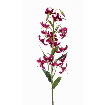 Kunstblume Tigerlilie ARAMAIO, burgunderrot, 80cm, Ø13cm