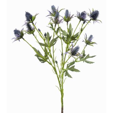 K&uuml;nstlicher Edeldistel Zweig CUACOS, blau, 70cm, &Oslash;2-3cm