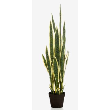 Künstliche Sansevieria ELENE, grün-gelb, 95cm