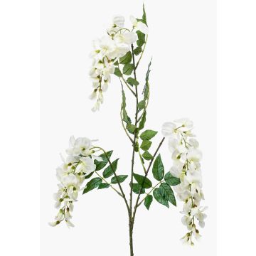 Künstlicher Blauregen Zweig ONORATO mit Blüten, creme, 70cm Künstlicher Blauregen Zweig ONORATO mit Blüten, creme, 70cm