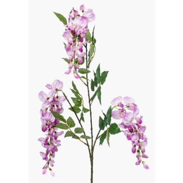 Künstlicher Blauregen Zweig ONORATO mit Blüten, lila, 70cm