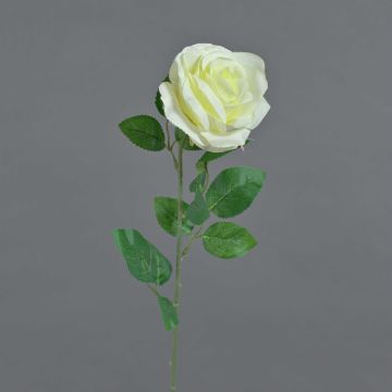 Kunstblume Rose PEZOS, creme, 60cm, Ø10cm