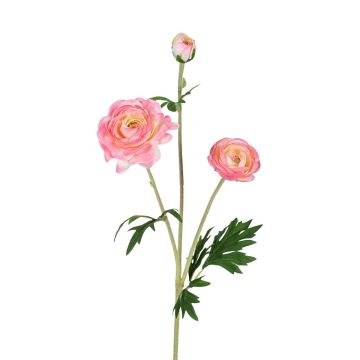 Dekozweig Ranunkel RETIANNE, rosa, 65cm