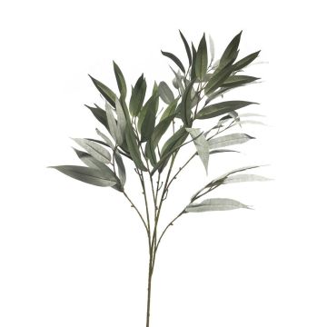 Künstlicher Zweig Mango WANLIN, grün-grau, 100cm