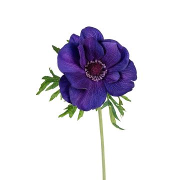 Kunstblume Anemone RIGONIA, violett, 50cm